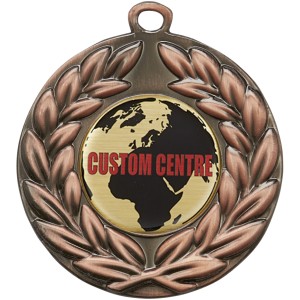 50MM CUSTOM VINYL DOMED MEDAL  **BUDGET OPTION**